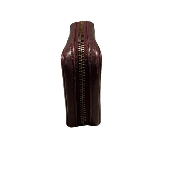 FOSSIL Long Live Vintage Leather Maroon Clutch Wallet‎ - Picture 8 of 9